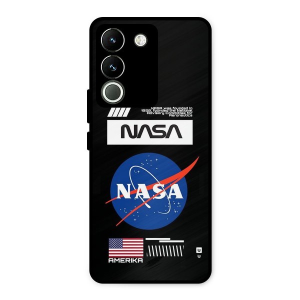 Nasa Zone Metal Back Case for Vivo Y200