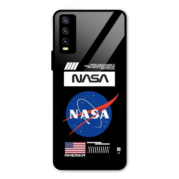 Nasa Zone Metal Back Case for Vivo Y20 2021