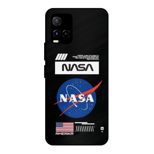 Nasa Zone Metal Back Case for Vivo Y21