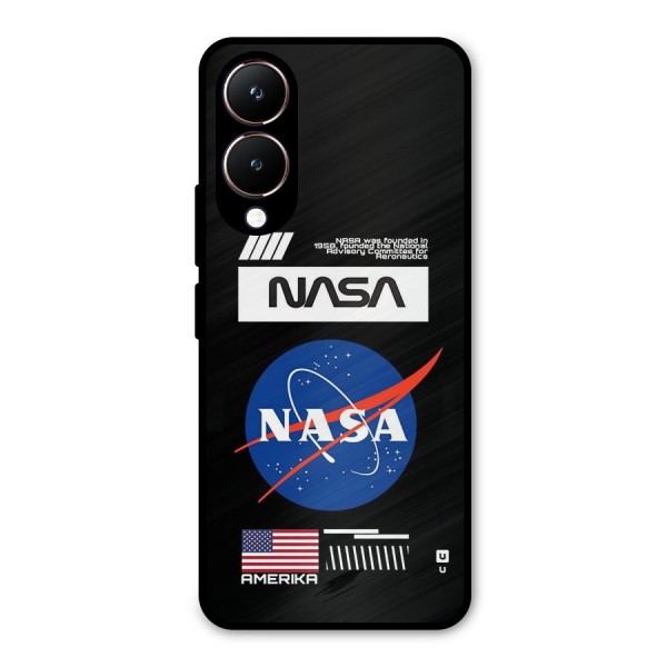 Nasa Zone Metal Back Case for Vivo Y28