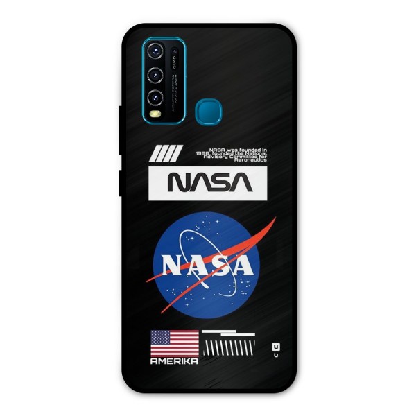 Nasa Zone Metal Back Case for Vivo Y30