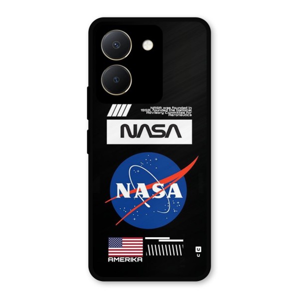 Nasa Zone Metal Back Case for Vivo Y36