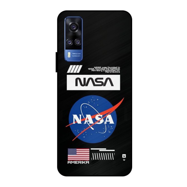 Nasa Zone Metal Back Case for Vivo Y51