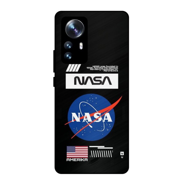 Nasa Zone Metal Back Case for Xiaomi 12 Pro