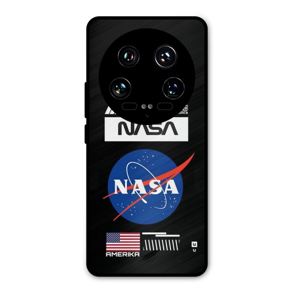 Nasa Zone Metal Back Case for Xiaomi 14 Ultra