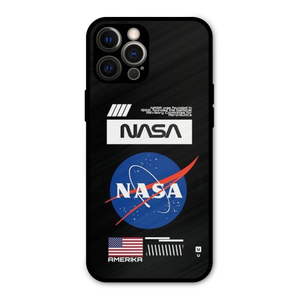 Nasa Zone Metal Back Case for iPhone 12 Pro Max