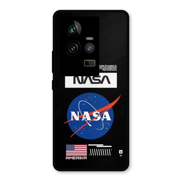 Nasa Zone Metal Back Case for iQOO 11 5G