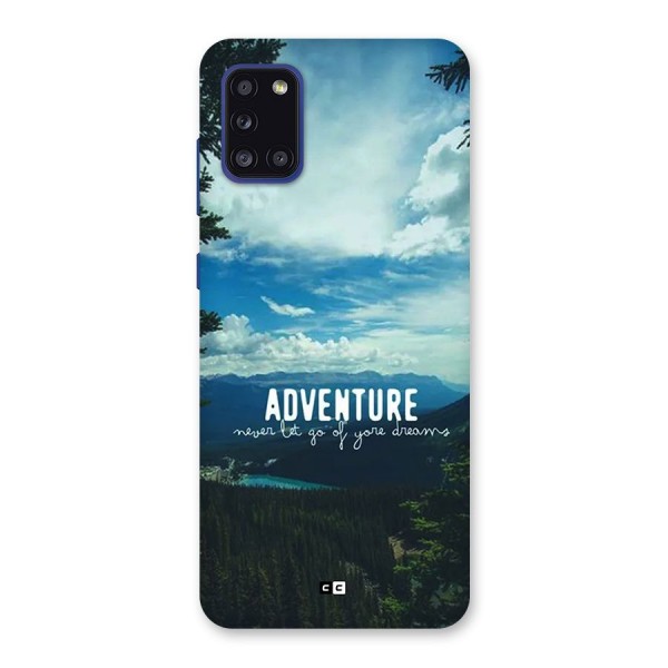 Natural Adventure Back Case for Galaxy A31