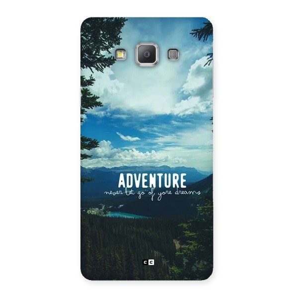 Natural Adventure Back Case for Galaxy A7