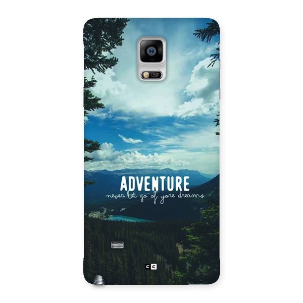 Natural Adventure Back Case for Galaxy Note 4