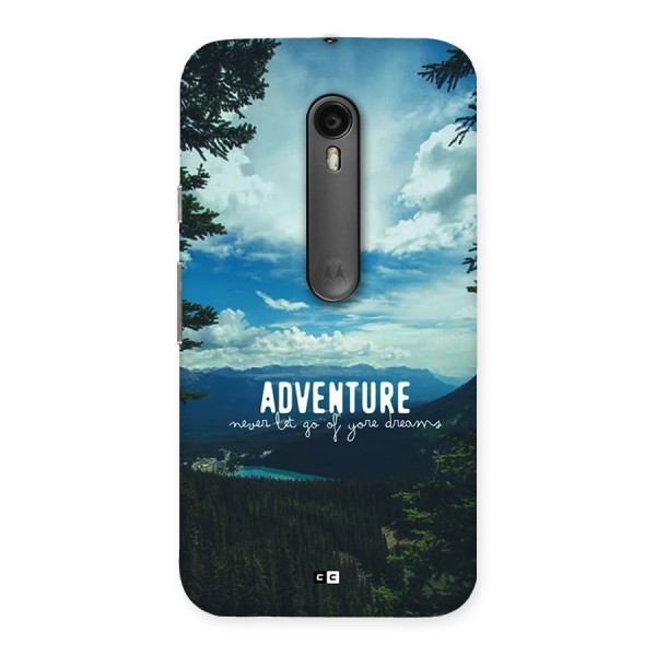 Natural Adventure Back Case for Moto G3