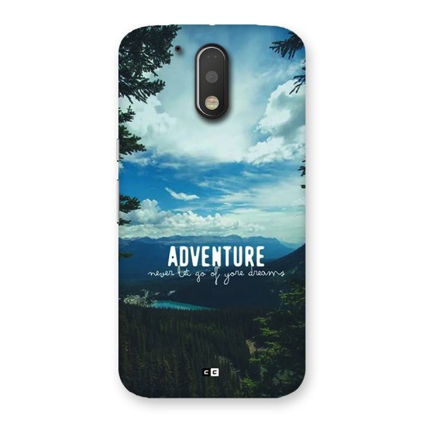 Natural Adventure Back Case for Moto G4