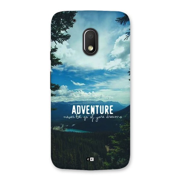 Natural Adventure Back Case for Moto G4 Play