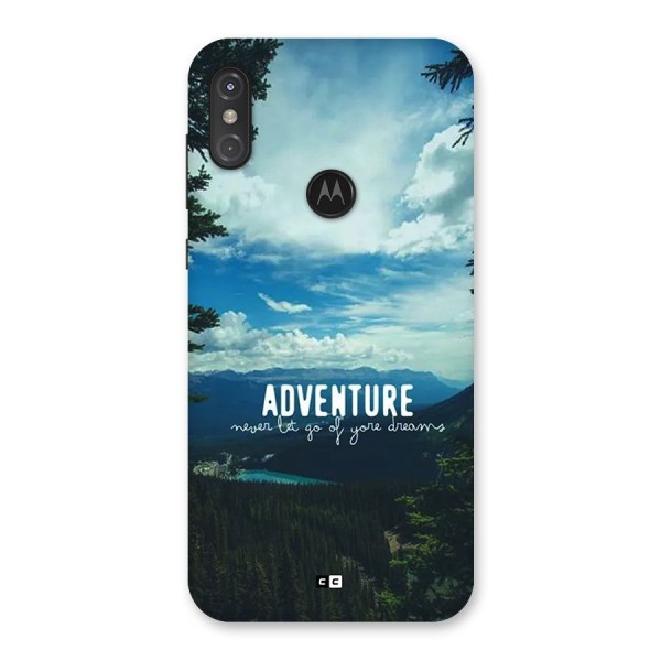 Natural Adventure Back Case for Motorola One Power