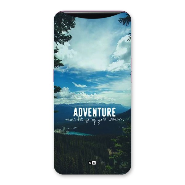 Natural Adventure Back Case for Oppo Find X