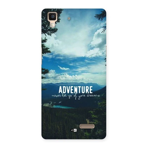 Natural Adventure Back Case for Oppo R7