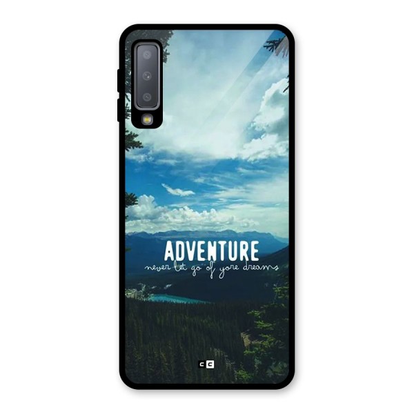 Natural Adventure Glass Back Case for Galaxy A7 (2018)