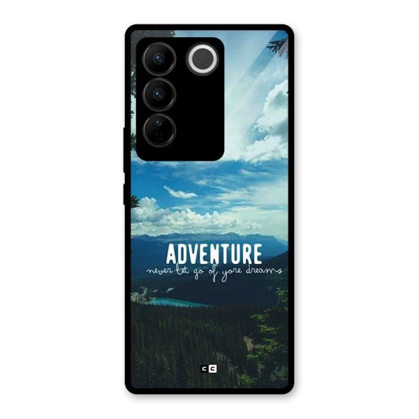 Natural Adventure Glass Back Case for Vivo V27 Pro