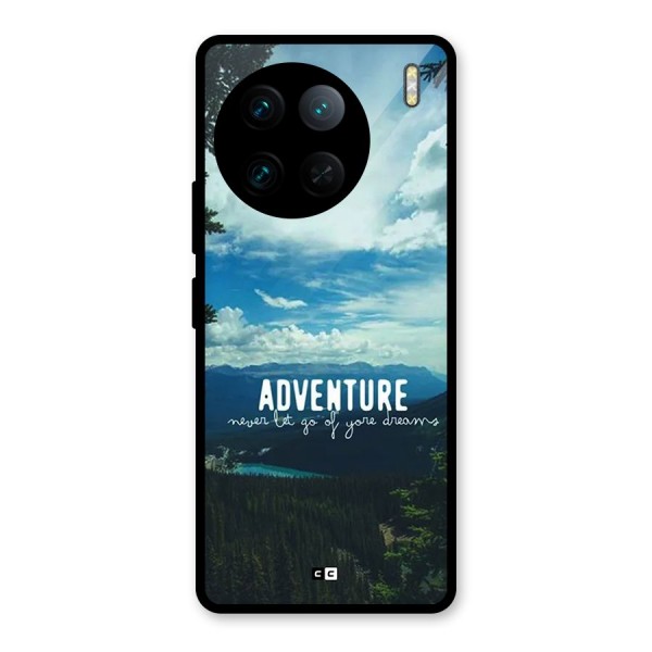 Natural Adventure Glass Back Case for Vivo X90 Pro