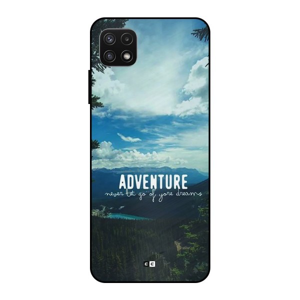 Natural Adventure Metal Back Case for Galaxy A22 5G