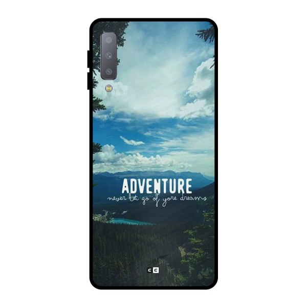 Natural Adventure Metal Back Case for Galaxy A7 (2018)