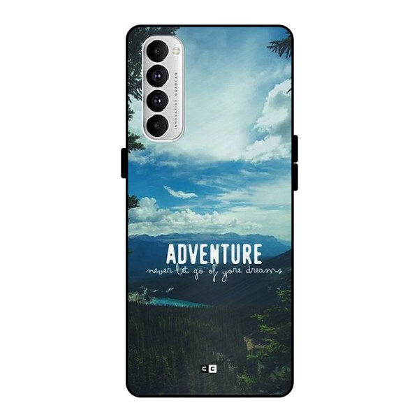 Natural Adventure Metal Back Case for Oppo Reno4 Pro