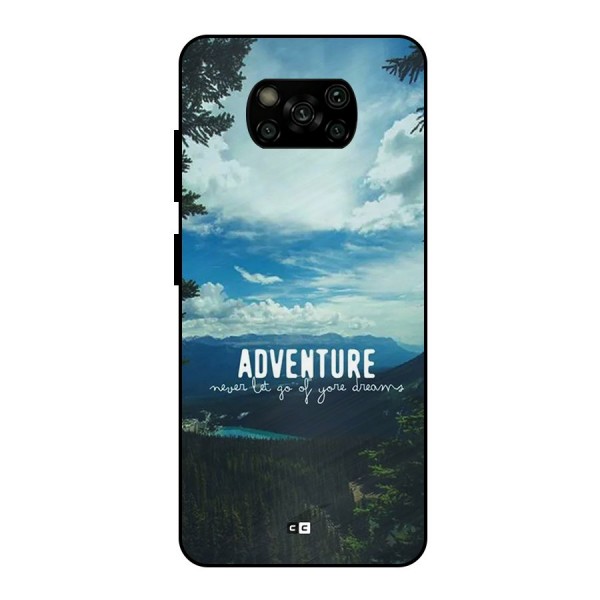 Natural Adventure Metal Back Case for Poco X3