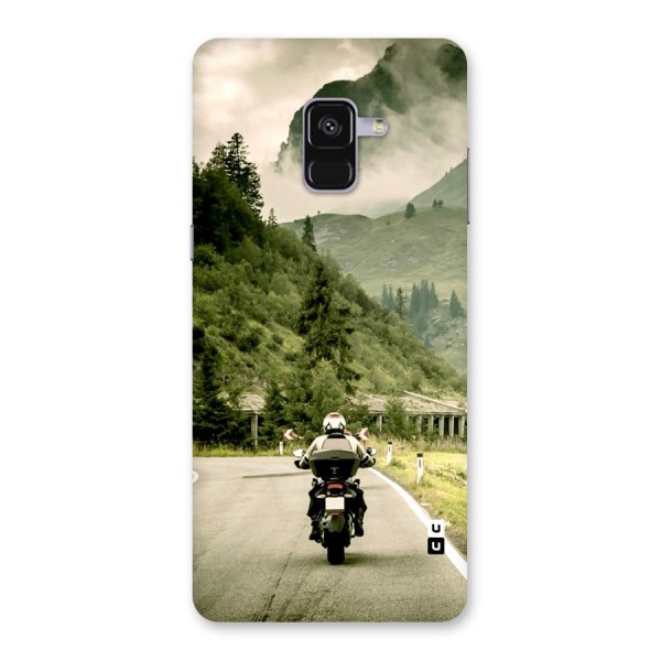 Nature Bike Back Case for Galaxy A8 Plus