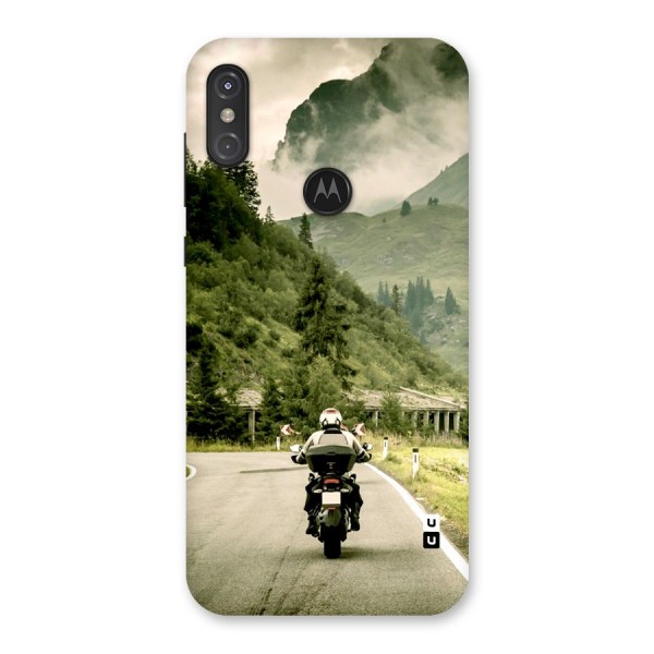 Nature Bike Back Case for Motorola One Power