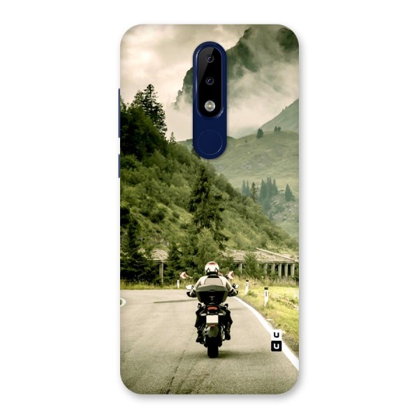 Nature Bike Back Case for Nokia 5.1 Plus