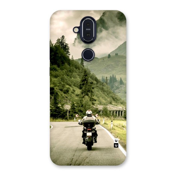 Nature Bike Back Case for Nokia 8.1