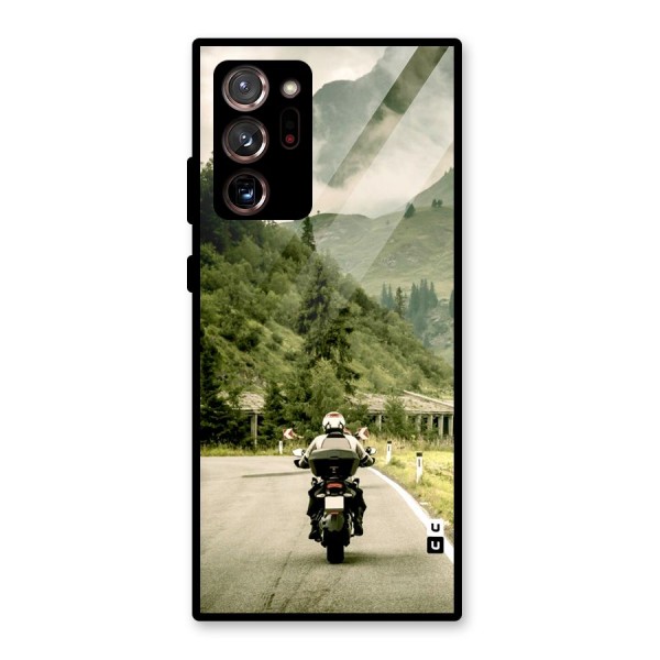 Nature Bike Glass Back Case for Galaxy Note 20 Ultra