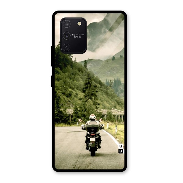 Nature Bike Glass Back Case for Galaxy S10 Lite