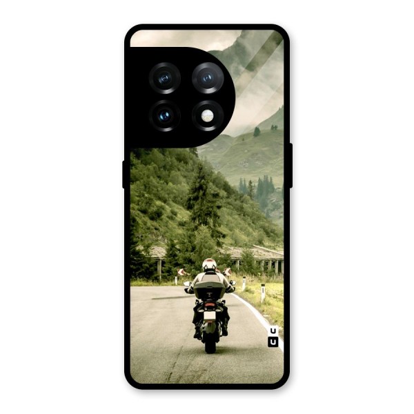 Nature Bike Glass Back Case for OnePlus 11