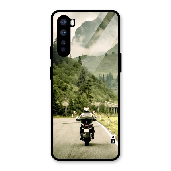 Nature Bike Glass Back Case for OnePlus Nord