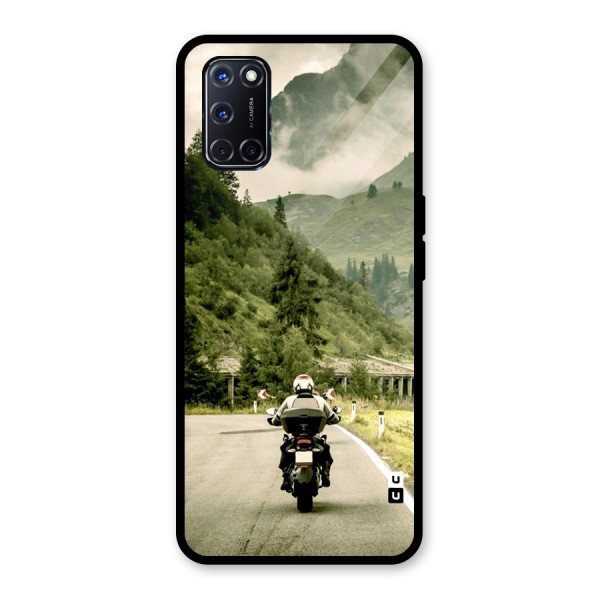 Nature Bike Glass Back Case for Oppo A52