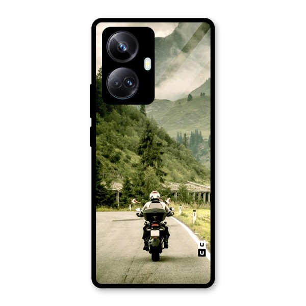 Nature Bike Glass Back Case for Realme 10 Pro Plus