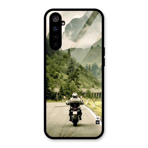 Nature Bike Glass Back Case for Realme 6