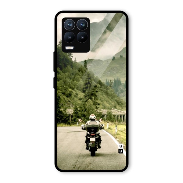 Nature Bike Glass Back Case for Realme 8