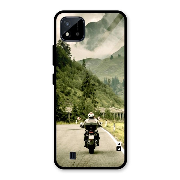 Nature Bike Glass Back Case for Realme C11 2021