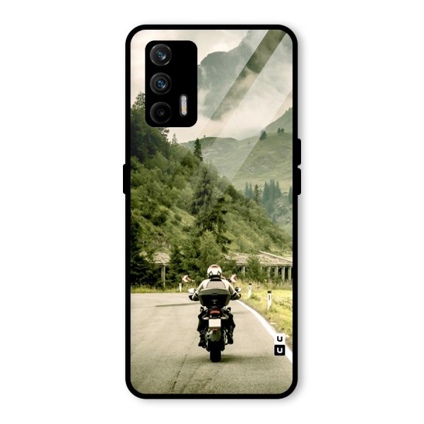 Nature Bike Glass Back Case for Realme X7 Max