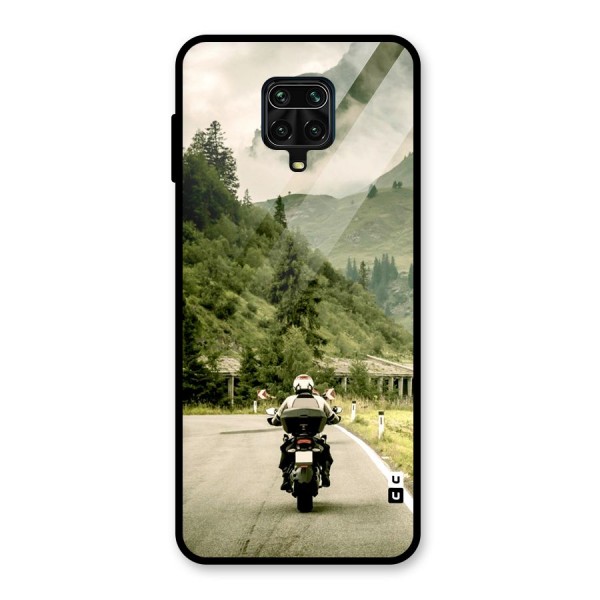 Nature Bike Glass Back Case for Redmi Note 10 Lite