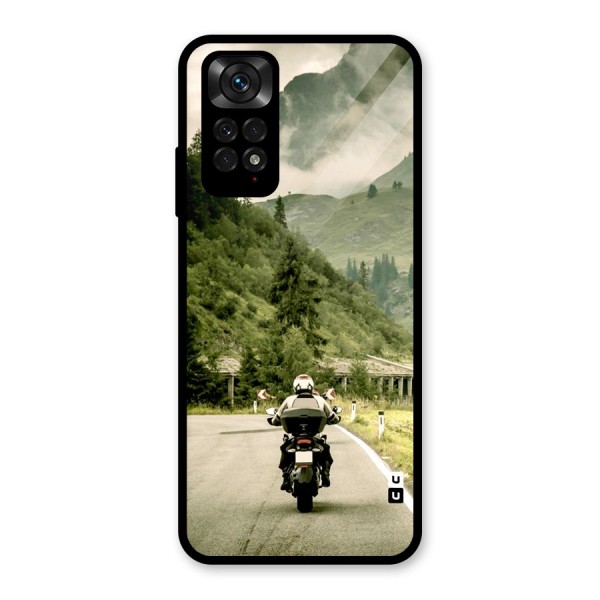 Nature Bike Glass Back Case for Redmi Note 11S