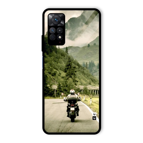 Nature Bike Glass Back Case for Redmi Note 11 Pro