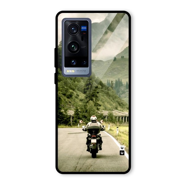 Nature Bike Glass Back Case for Vivo X60 Pro Plus