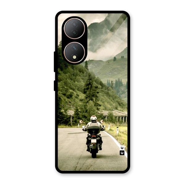 Nature Bike Glass Back Case for Vivo Y100A