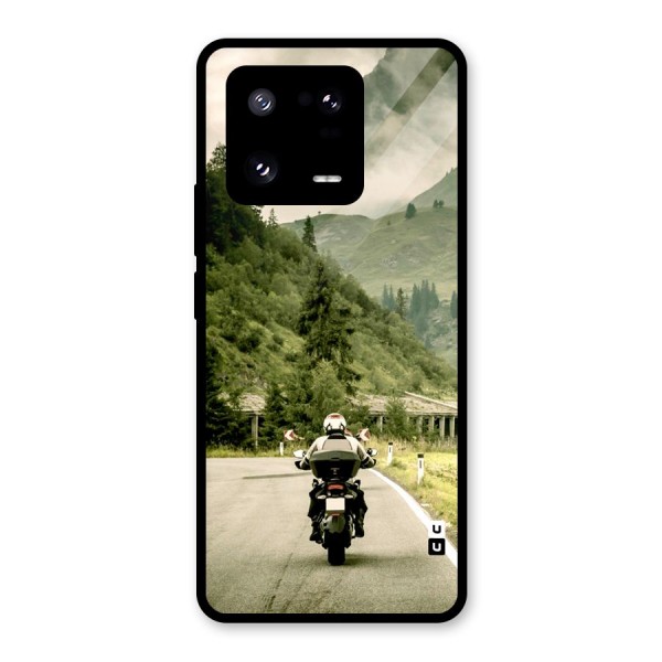 Nature Bike Glass Back Case for Xiaomi 13 Pro