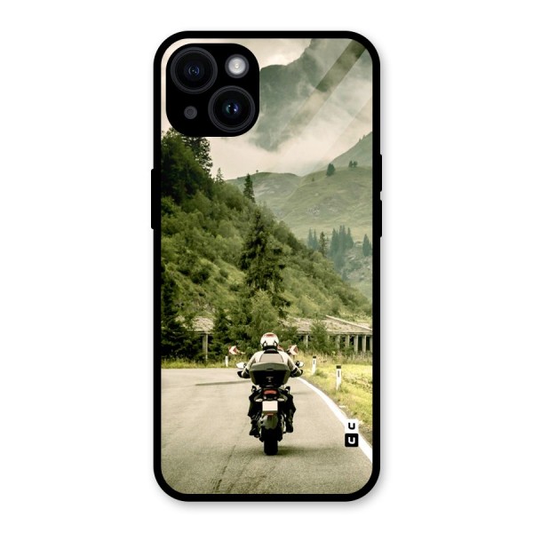 Nature Bike Glass Back Case for iPhone 14