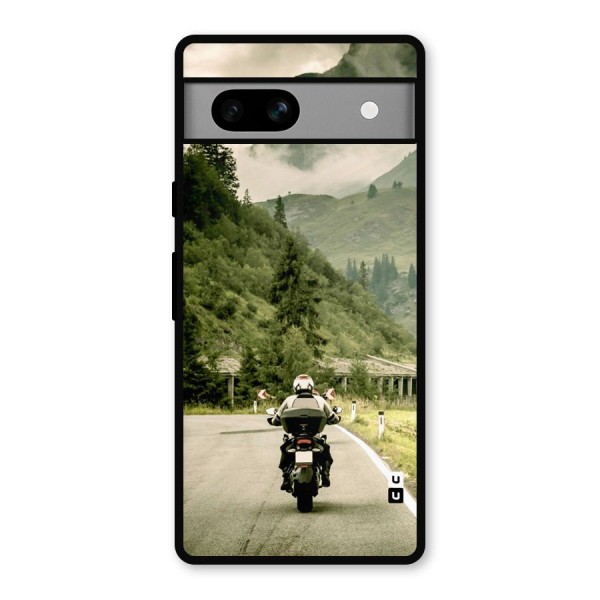 Nature Bike Metal Back Case for Google Pixel 7a