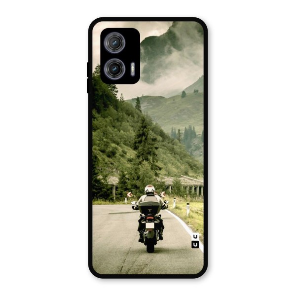 Nature Bike Metal Back Case for Moto G73